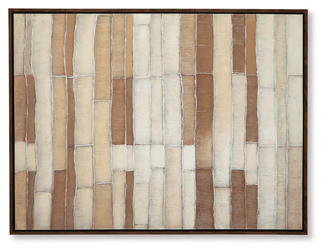 Kalanmore Brown/Tan/White Wall Art by Ashley at Eve Furniture