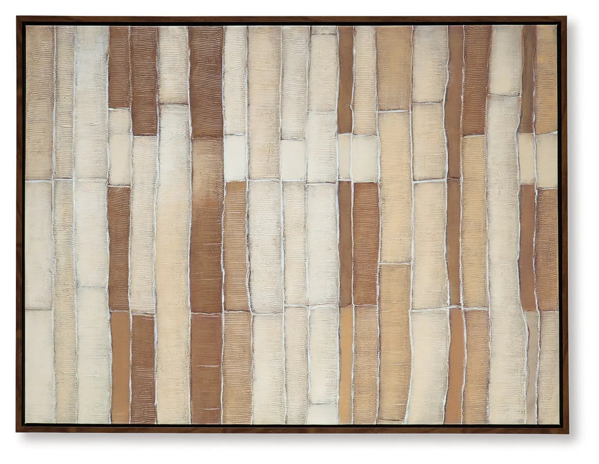 Kalanmore Brown/Tan/White Wall Art by Ashley at Eve Furniture