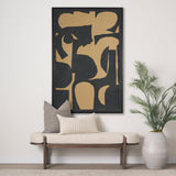 Kaldow by Mercana Studio a Hand Embellished Textured Framed Art Print Matted under Glass by Mercana at Eve Furniture