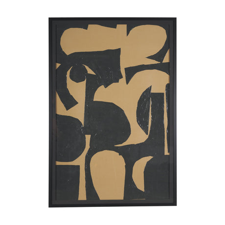 Kaldow by Mercana Studio a Hand Embellished Textured Framed Art Print Matted under Glass by Mercana at Eve Furniture