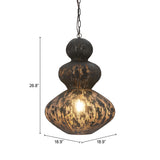 Kali Black Ceiling Lamp by Zuomod at Eve Furniture