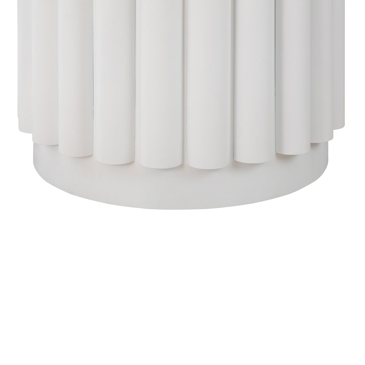 Kali White 55" Round Dining Table by TOV Furniture at Eve Furniture