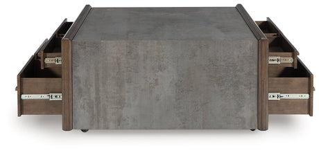 Kallenny Brown/Gray Coffee Table by Ashley at Eve Furniture