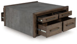 Kallenny Brown/Gray Coffee Table by Ashley at Eve Furniture