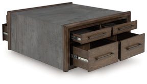 Kallenny Brown/Gray Coffee Table by Ashley at Eve Furniture