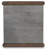 Kallenny Brown/Gray End Table by Ashley at Eve Furniture