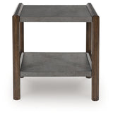 Kallenny Brown/Gray End Table by Ashley at Eve Furniture