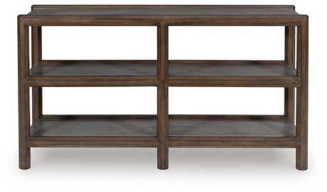 Kallenny Brown/Gray Sofa Table by Ashley at Eve Furniture