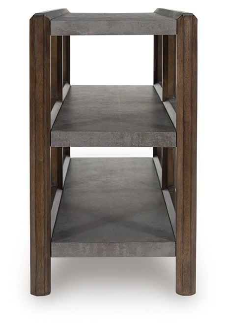 Kallenny Brown/Gray Sofa Table by Ashley at Eve Furniture