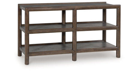 Kallenny Brown/Gray Sofa Table by Ashley at Eve Furniture