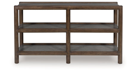 Kallenny Brown/Gray Sofa Table by Ashley at Eve Furniture