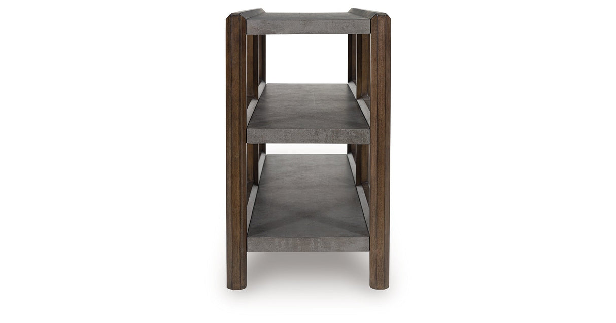 Kallenny Brown/Gray Sofa Table by ASHLEY FURNITURE at Eve Furniture