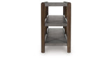 Kallenny Brown/Gray Sofa Table by ASHLEY FURNITURE at Eve Furniture