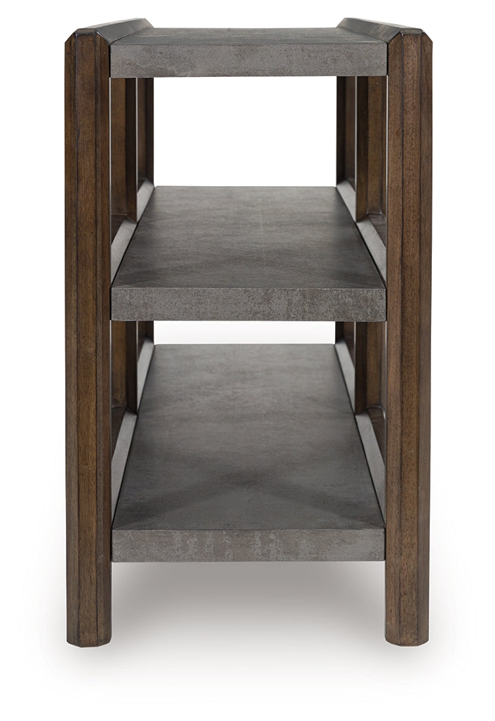 Kallenny Brown/Gray Sofa Table by ASHLEY FURNITURE at Eve Furniture