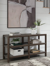 Kallenny Brown/Gray Sofa Table by ASHLEY FURNITURE at Eve Furniture