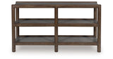 Kallenny Brown/Gray Sofa Table by ASHLEY FURNITURE at Eve Furniture