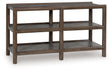 Kallenny Brown/Gray Sofa Table by ASHLEY FURNITURE at Eve Furniture