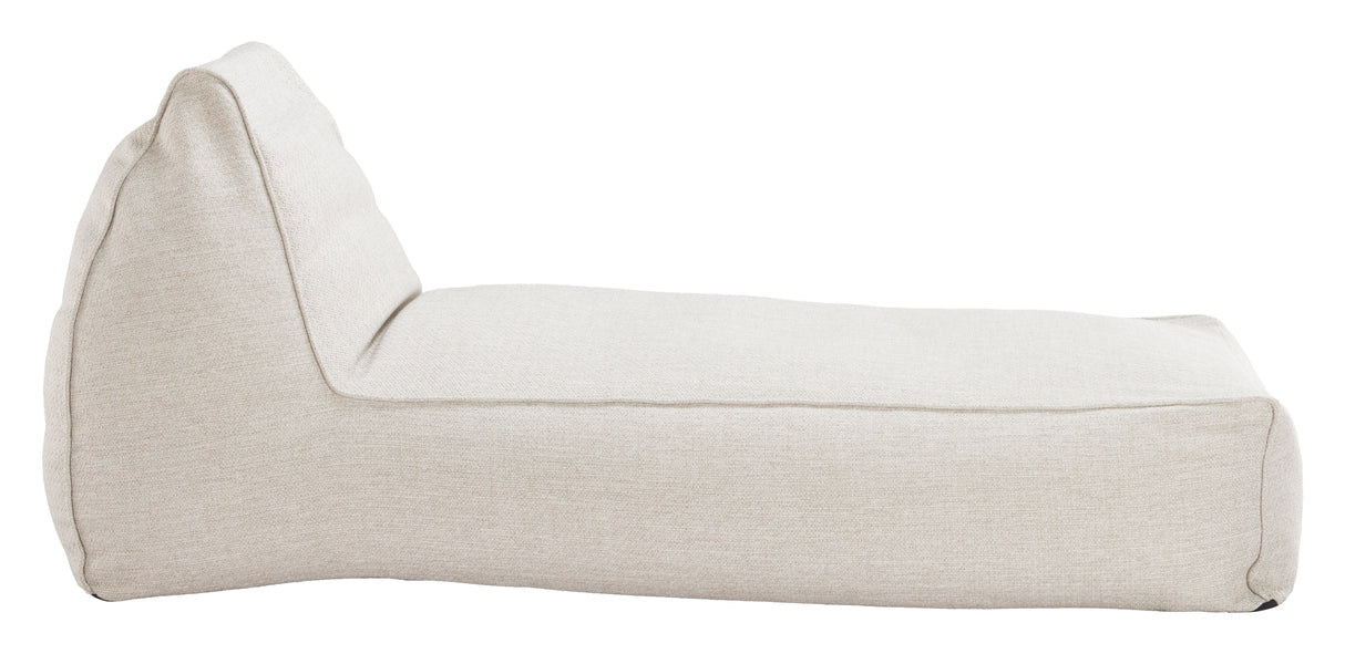 Kalm Beige Outdoor Chaise Lounge by Zuomod at Eve Furniture