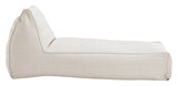 Kalm Beige Outdoor Chaise Lounge by Zuomod at Eve Furniture
