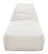 Kalm Beige Outdoor Chaise Lounge by Zuomod at Eve Furniture