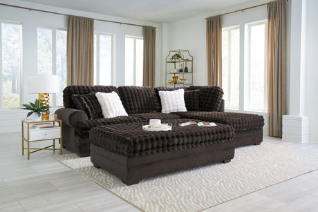 Kama Espresso RAF Sectional by Happy Homes at Eve Furniture
