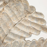 Kamara I (Small) White Washed Wood W/Antiqued Silver Botanical Decorative Object by Mercana at Eve Furniture
