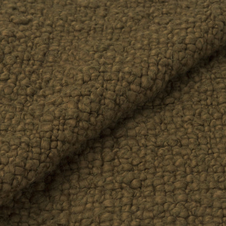 Kambal Dark Olive Green Woven Cotton Throw Blanket by Mercana at Eve Furniture