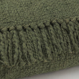 Kambal Evergreen Woven Cotton Throw Blanket by Mercana at Eve Furniture