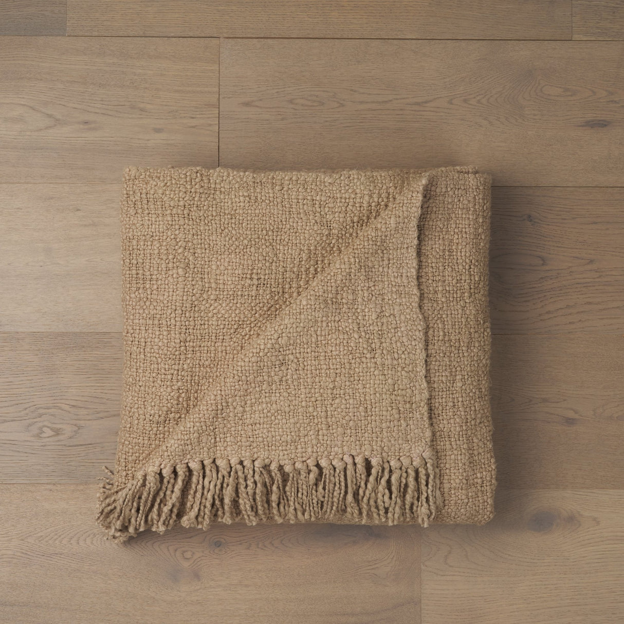 Kambal Sand Woven Cotton Throw Blanket by Mercana at Eve Furniture