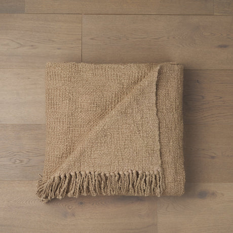 Kambal Sand Woven Cotton Throw Blanket by Mercana at Eve Furniture