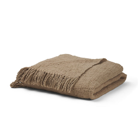 Kambal Sand Woven Cotton Throw Blanket by Mercana at Eve Furniture