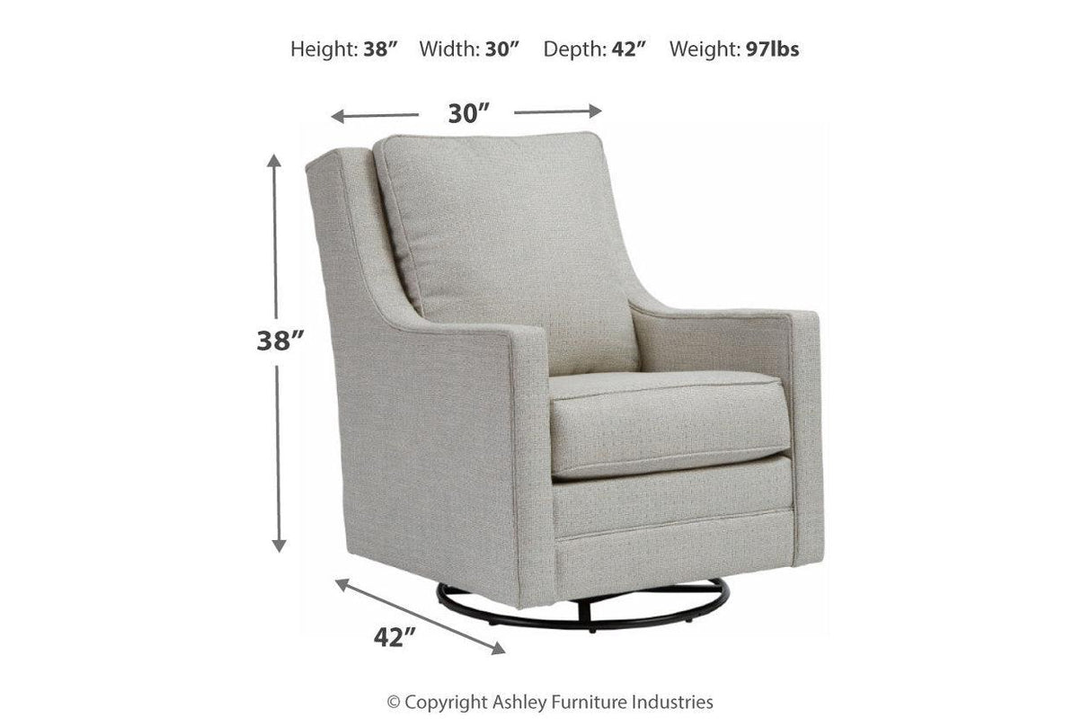 Kambria Frost Accent Chair by Ashley at Eve Furniture