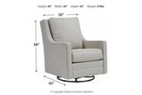 Kambria Frost Accent Chair by Ashley at Eve Furniture