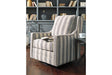 Kambria Ivory/Black Accent Chair by Ashley at Eve Furniture
