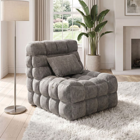 Kamili Gray Massage Chair by Furniture of America at Eve Furniture