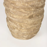 Kamli Small Beige Paper Mache Vase by Mercana at Eve Furniture