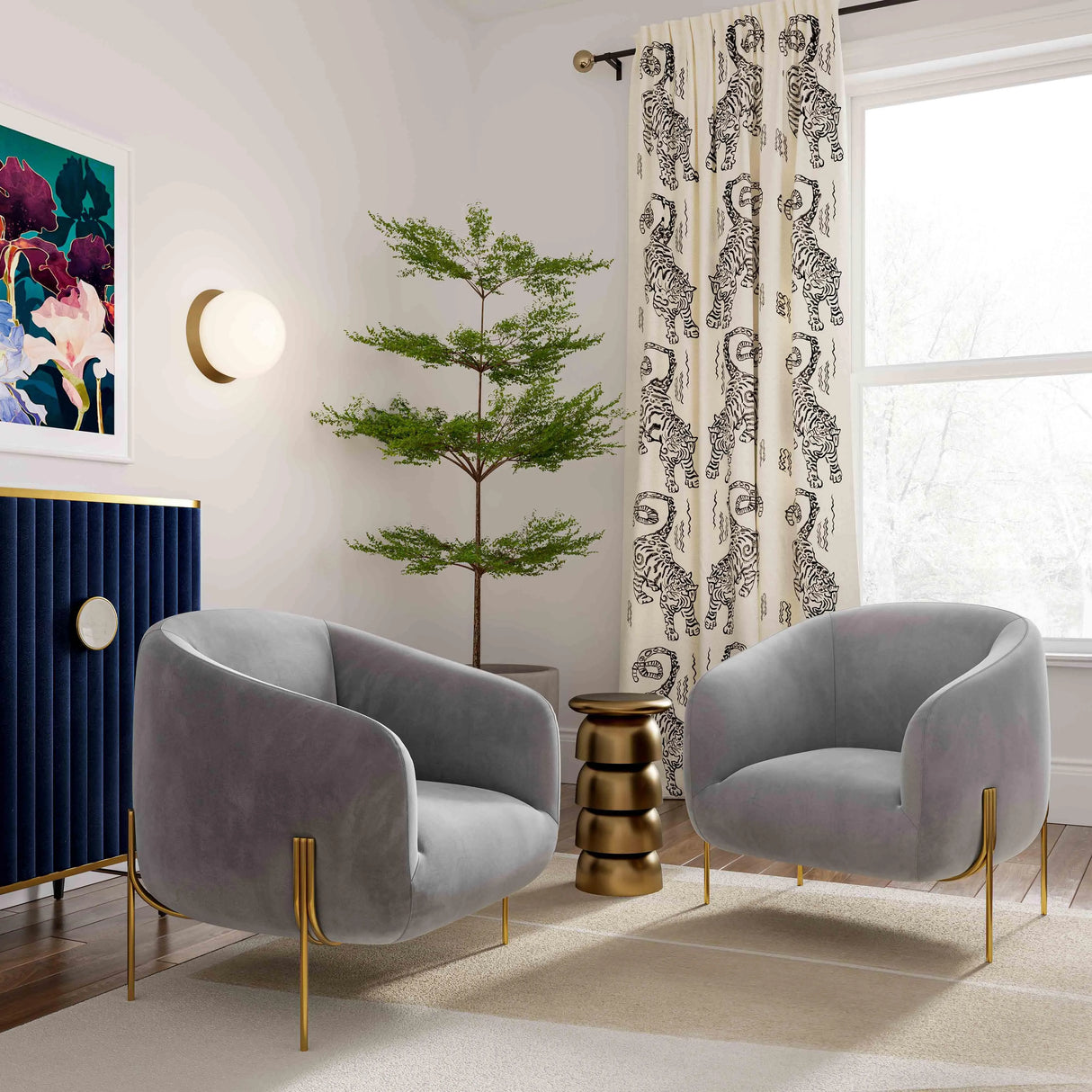Kandra Upholstered Accent Chair by Inspire Me! Home Decor by TOV Furniture at Eve Furniture