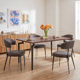 Kani Dining Table Walnut by Zuomod at Eve Furniture