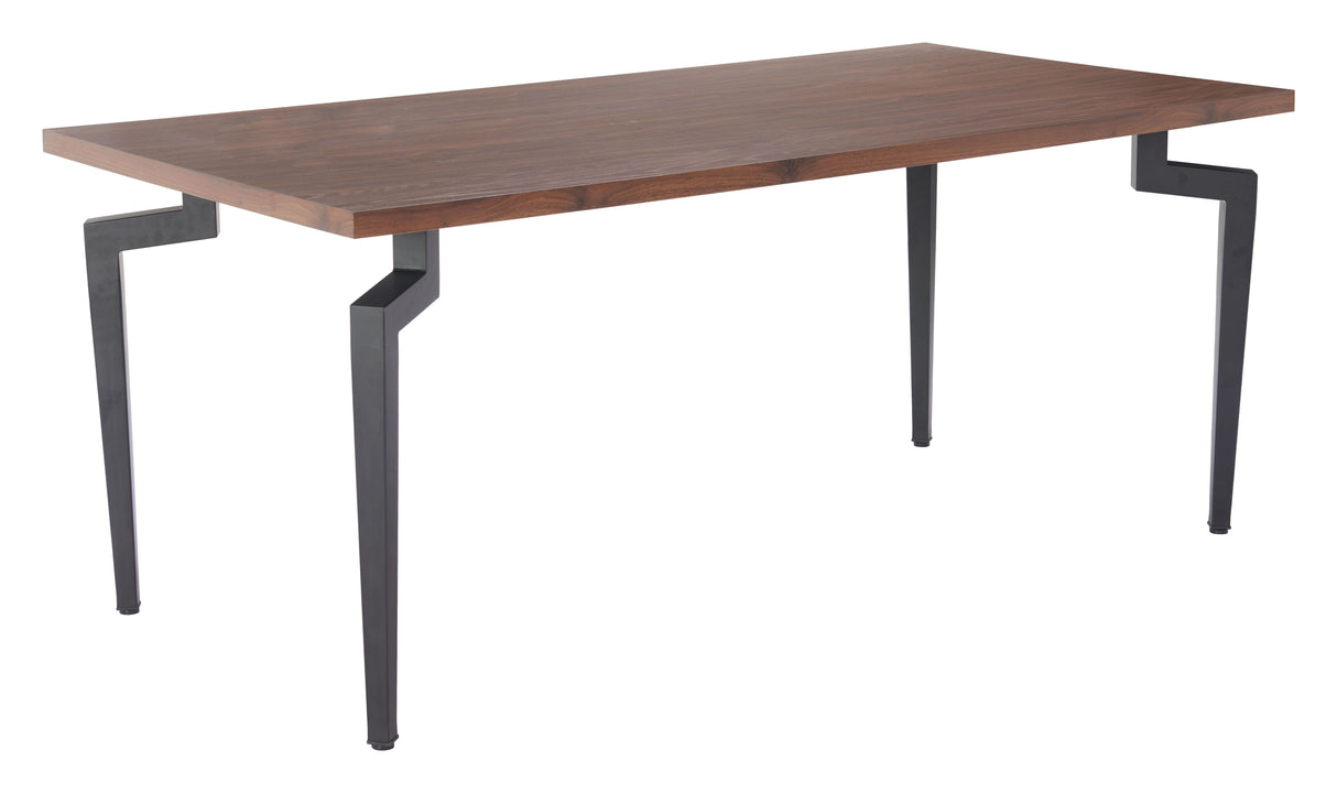 Kani Dining Table Walnut by Zuomod at Eve Furniture