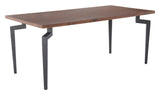Kani Dining Table Walnut by Zuomod at Eve Furniture