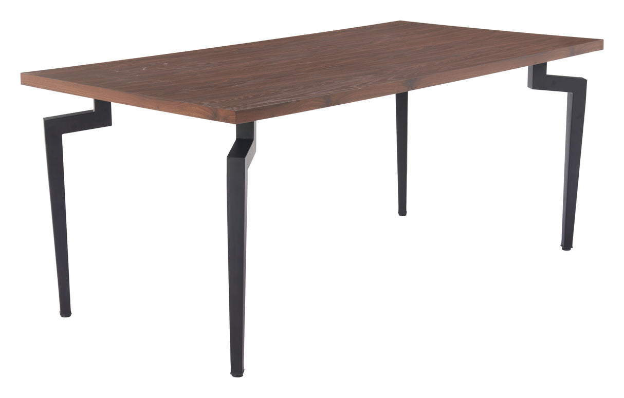 Kani Dining Table Walnut by Zuomod at Eve Furniture