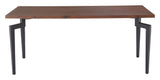 Kani Dining Table Walnut by Zuomod at Eve Furniture