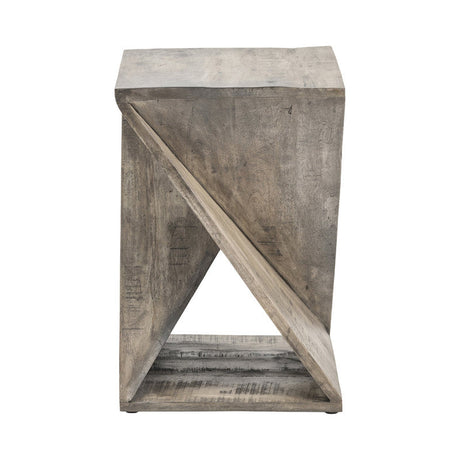 Kanis Gray End Table by Crestview at Eve Furniture
