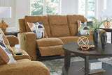 Kanlow Honey Manual Reclining Sofa by Ashley at Eve Furniture