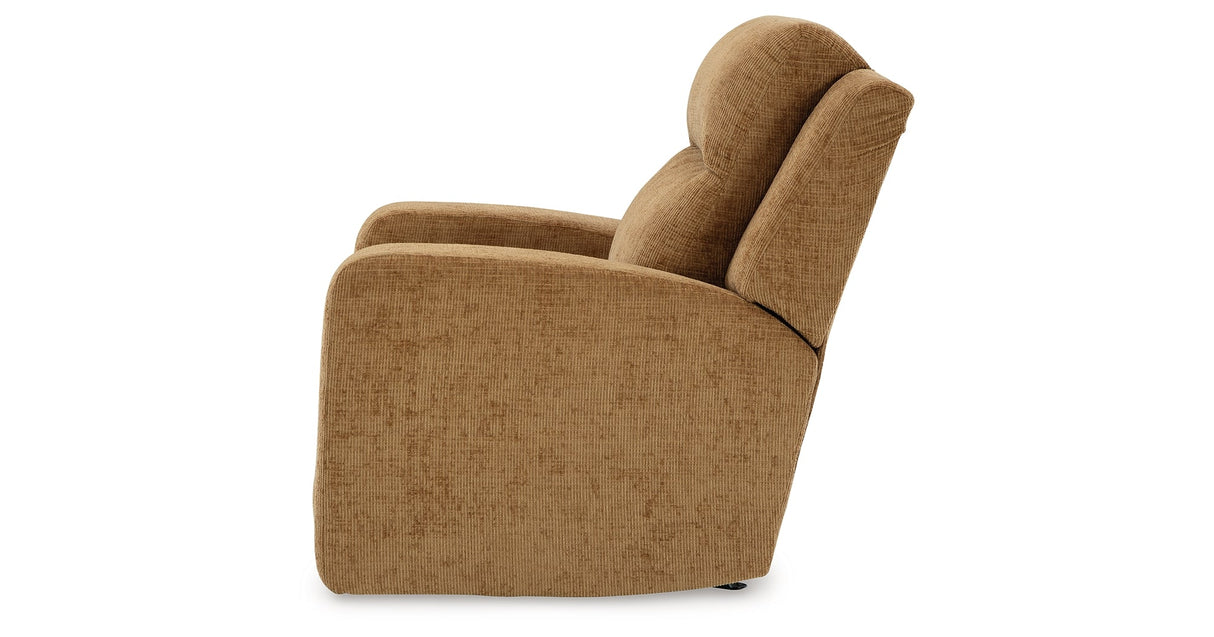 Kanlow Honey Reclining Living Room Set by Ashley at Eve Furniture