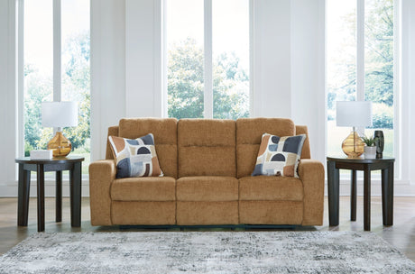 Kanlow Honey Reclining Living Room Set by Ashley at Eve Furniture