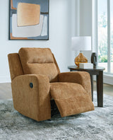Kanlow Manual Rocker Recliner by Ashley at Eve Furniture