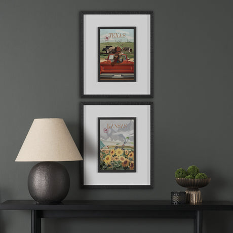 Kansas Go USA (M) by Mercana Studio a Framed Art Print Matted under Glass by Mercana at Eve Furniture