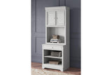 Kanwyn Whitewash Bookcase by Ashley at Eve Furniture