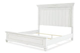 Kanwyn Whitewash California King Panel Bed by Ashley at Eve Furniture
